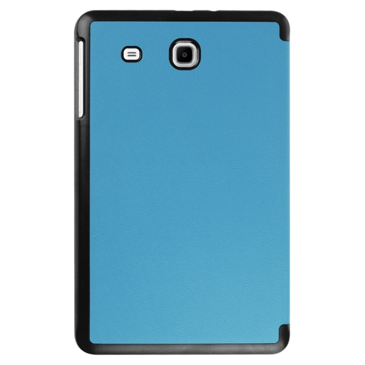 Karst Texture Horizontal Flip Leather Case with 3-folding Holder for Galaxy Tab E 9.6