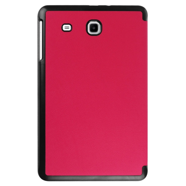 Karst Texture Horizontal Flip Leather Case with 3-folding Holder for Galaxy Tab E 9.6