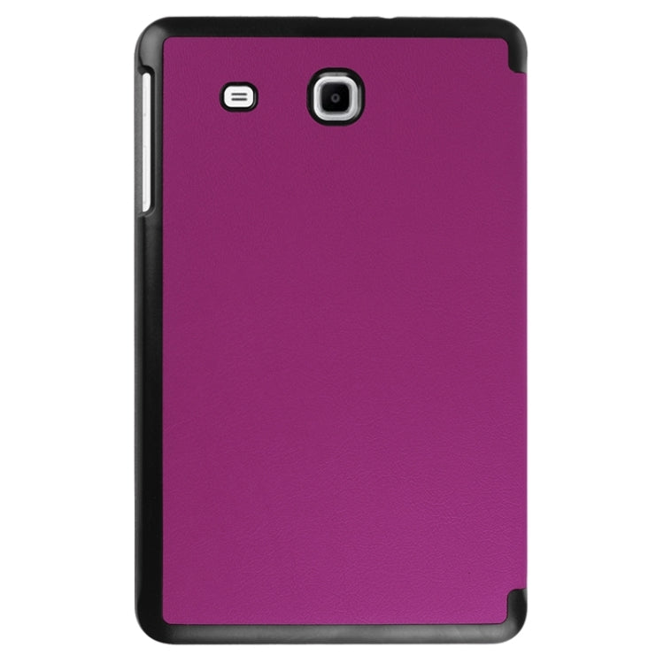Karst Texture Horizontal Flip Leather Case with 3-folding Holder for Galaxy Tab E 9.6