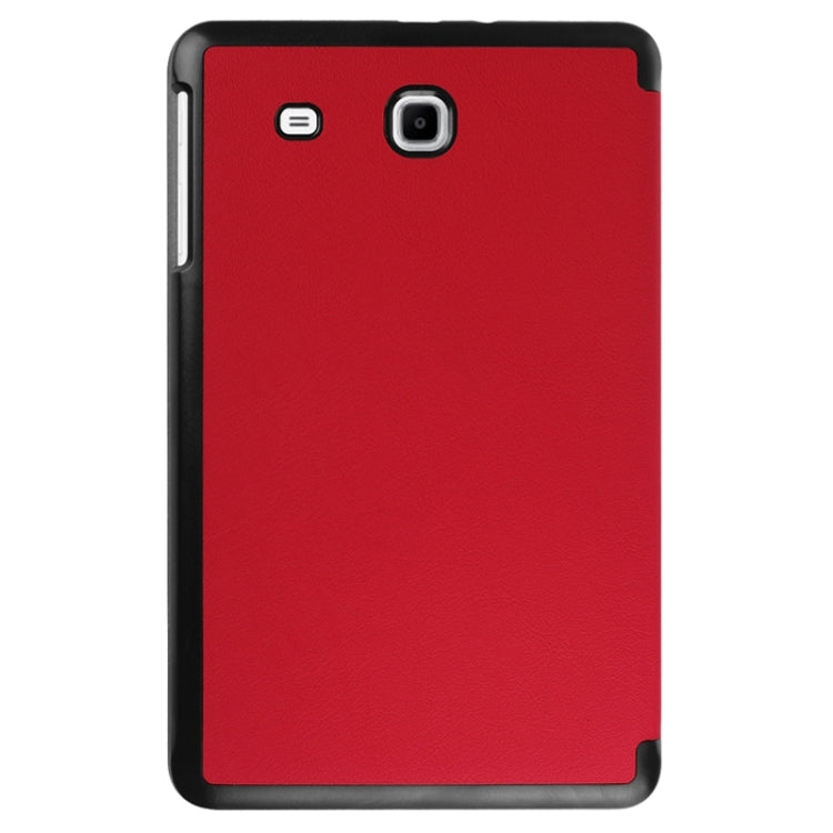 Karst Texture Horizontal Flip Leather Case with 3-folding Holder for Galaxy Tab E 9.6