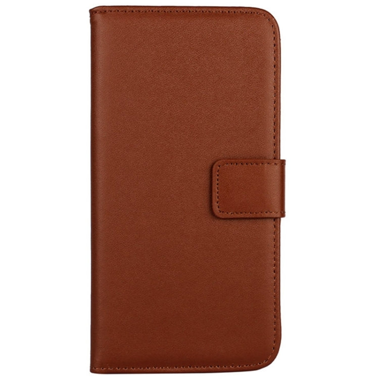 For Galaxy S6 / G920 Cowhide Split Leather Protective Case with Holder & Card Slots