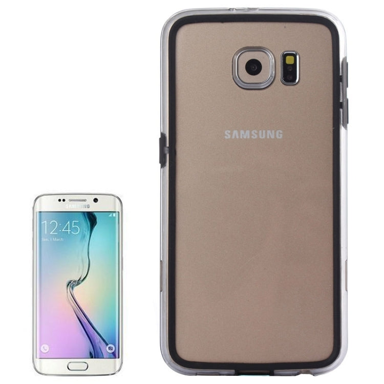 For Galaxy S6 / G920 Transparent Plastic + TPU Bumper Frame