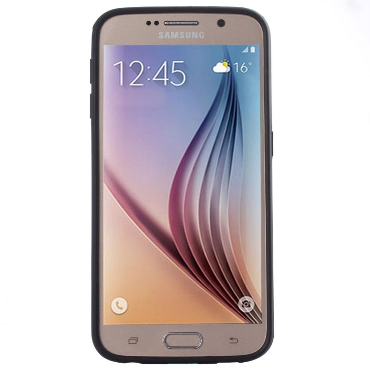 For Galaxy S6 / G920 Transparent Plastic + TPU Bumper Frame