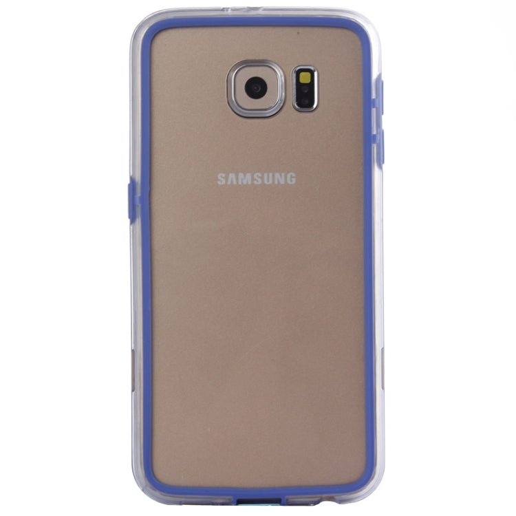 For Galaxy S6 / G920 Transparent Plastic + TPU Bumper Frame