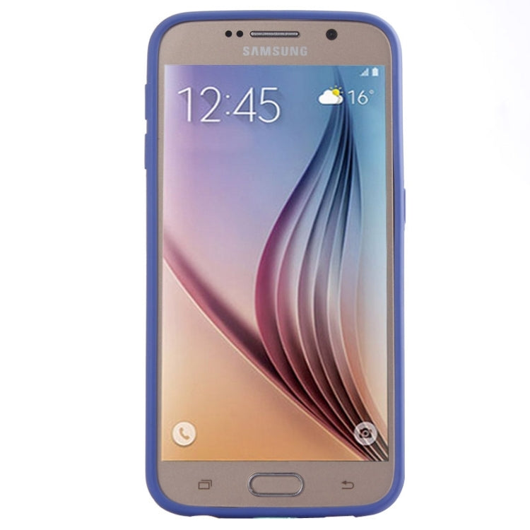 For Galaxy S6 / G920 Transparent Plastic + TPU Bumper Frame