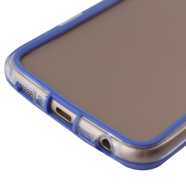 For Galaxy S6 / G920 Transparent Plastic + TPU Bumper Frame