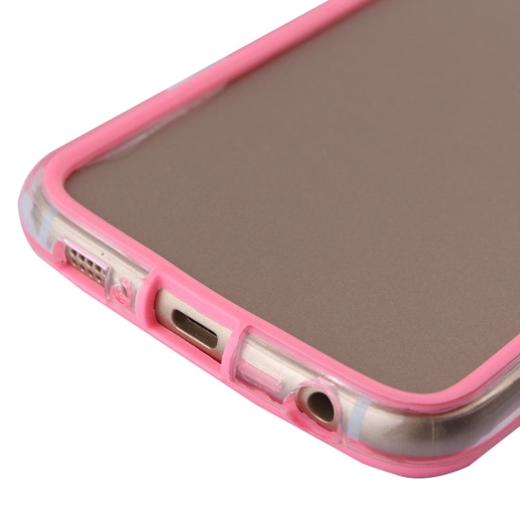 For Galaxy S6 / G920 Transparent Plastic + TPU Bumper Frame