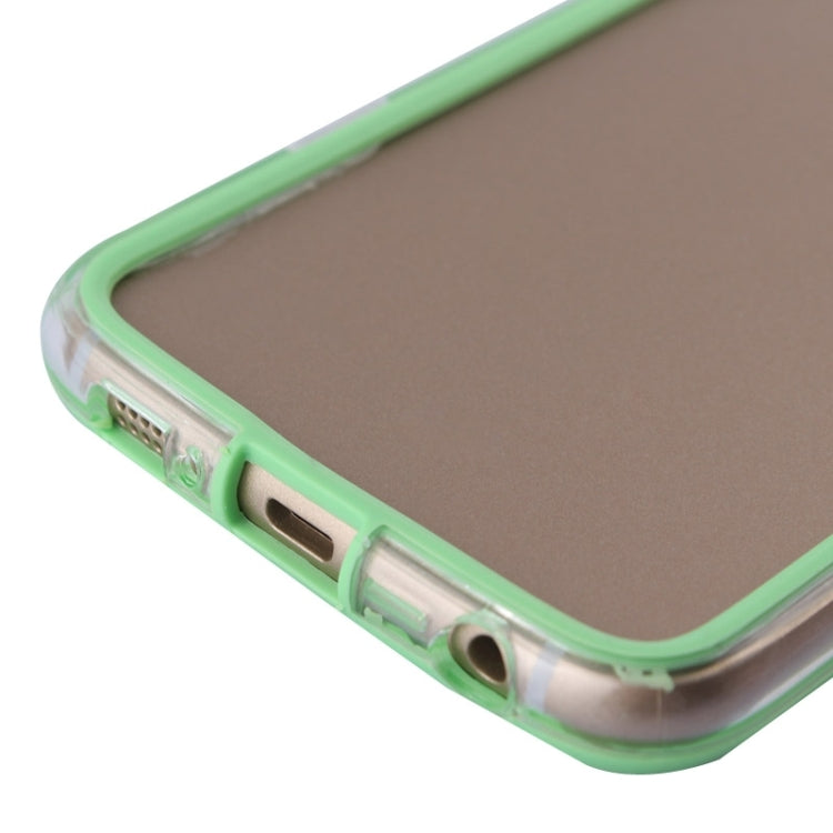 For Galaxy S6 / G920 Transparent Plastic + TPU Bumper Frame