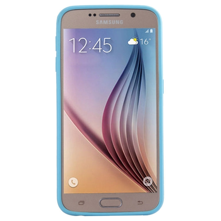 For Galaxy S6 / G920 Transparent Plastic + TPU Bumper Frame
