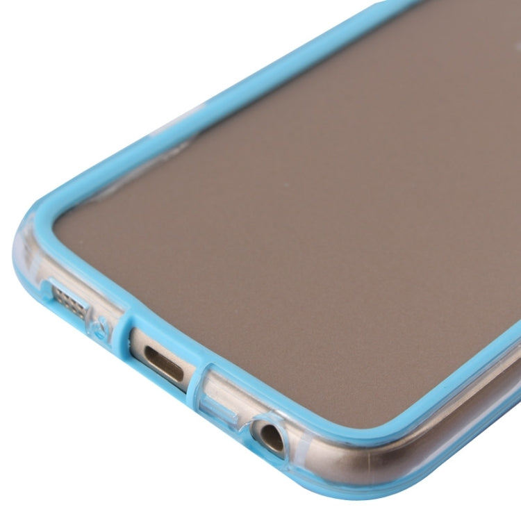 For Galaxy S6 / G920 Transparent Plastic + TPU Bumper Frame