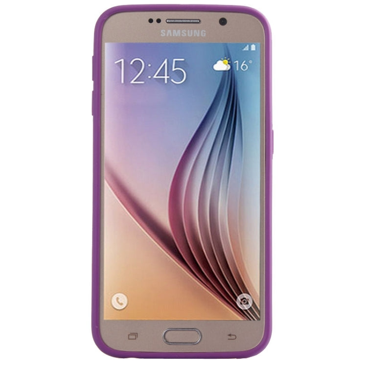 For Galaxy S6 / G920 Transparent Plastic + TPU Bumper Frame