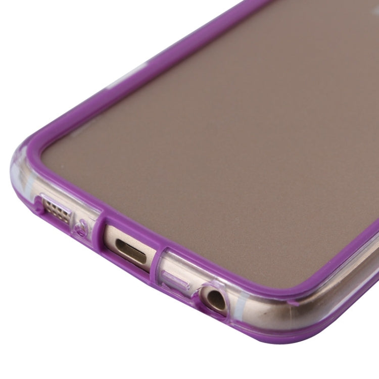 For Galaxy S6 / G920 Transparent Plastic + TPU Bumper Frame