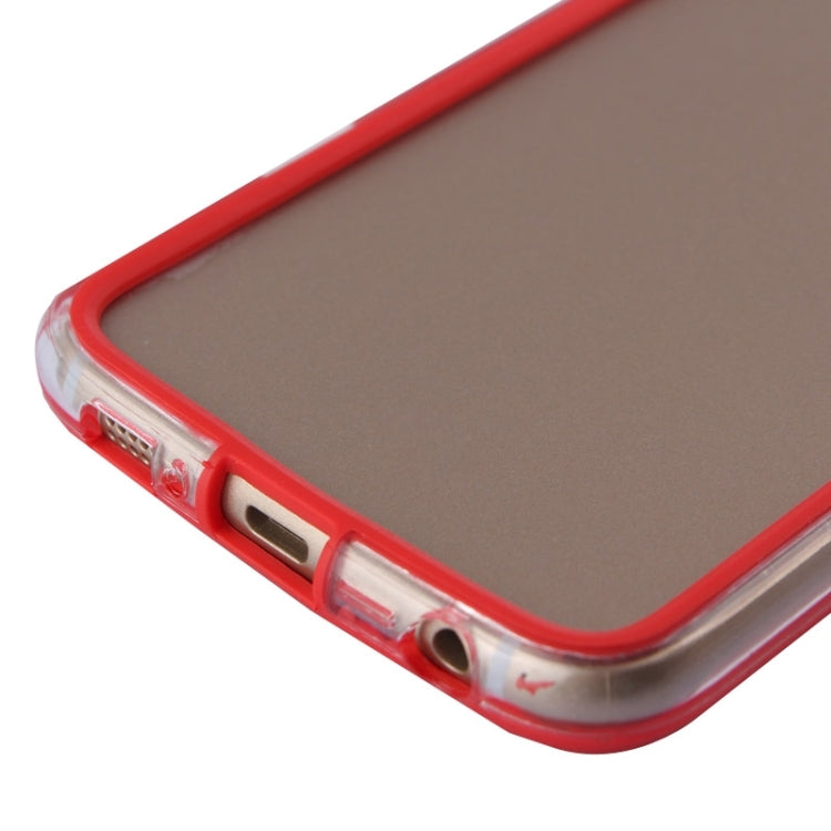 For Galaxy S6 / G920 Transparent Plastic + TPU Bumper Frame