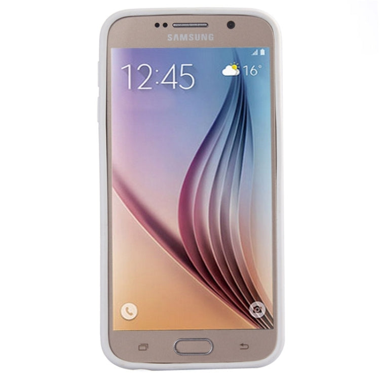 For Galaxy S6 / G920 Transparent Plastic + TPU Bumper Frame