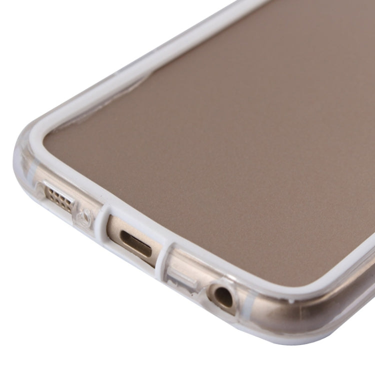 For Galaxy S6 / G920 Transparent Plastic + TPU Bumper Frame