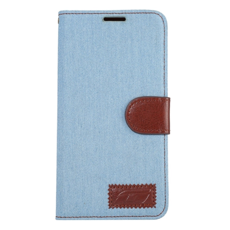 Denim Leather Case with Holder & Card Slots for Galaxy Note 5 / N920