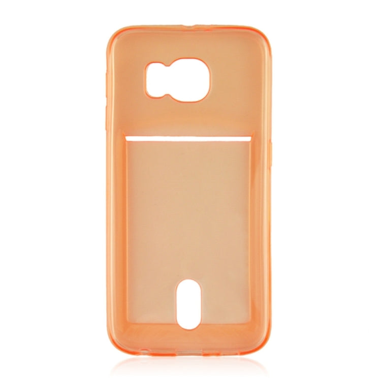 For Galaxy S6 / G920 Ultrathin TPU Case with Card Slot