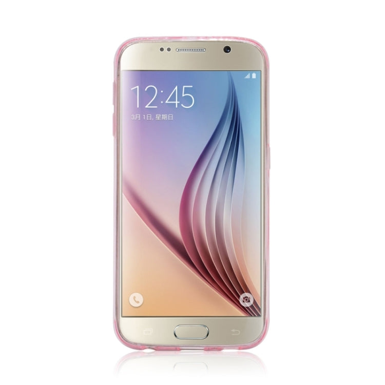 For Galaxy S6 / G920 Ultrathin TPU Case with Card Slot