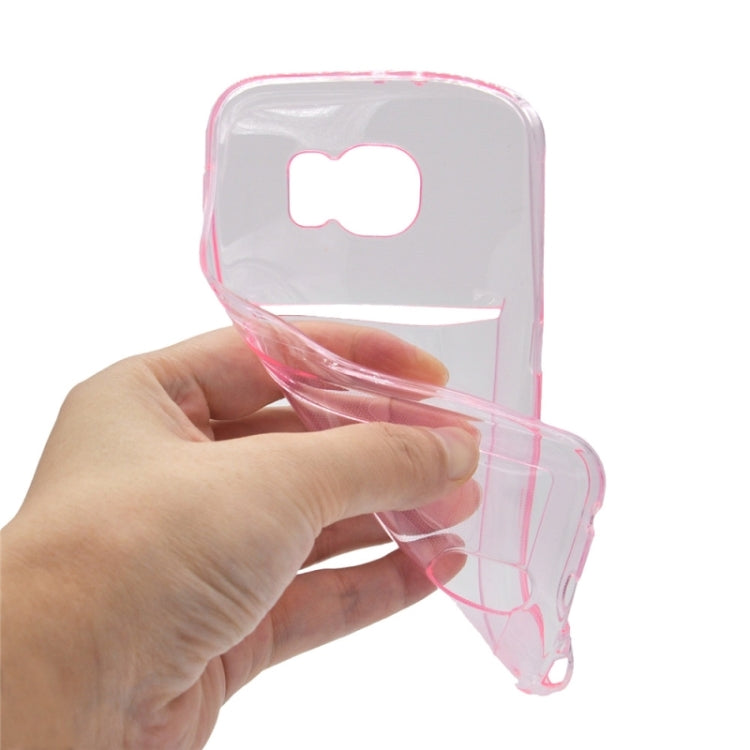 For Galaxy S6 / G920 Ultrathin TPU Case with Card Slot