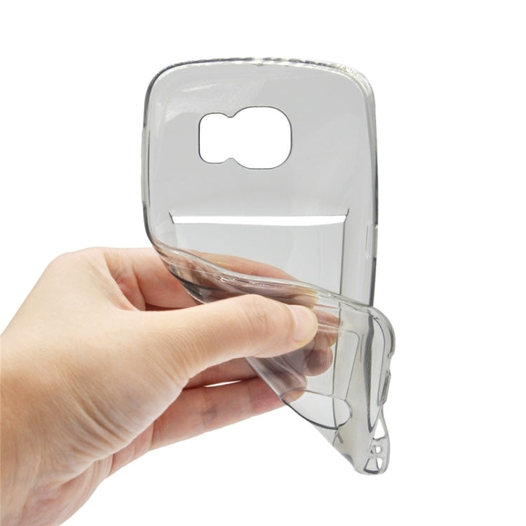 For Galaxy S6 / G920 Ultrathin TPU Case with Card Slot