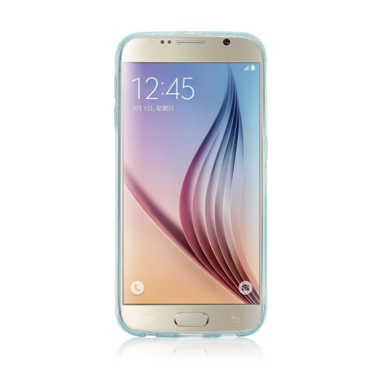 For Galaxy S6 / G920 Ultrathin TPU Case with Card Slot