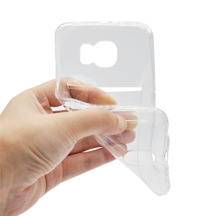 For Galaxy S6 / G920 Ultrathin TPU Case with Card Slot