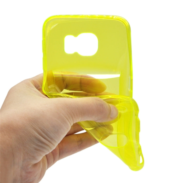 For Galaxy S6 / G920 Ultrathin TPU Case with Card Slot