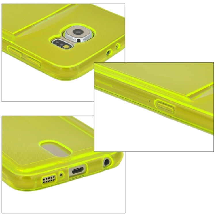For Galaxy S6 / G920 Ultrathin TPU Case with Card Slot