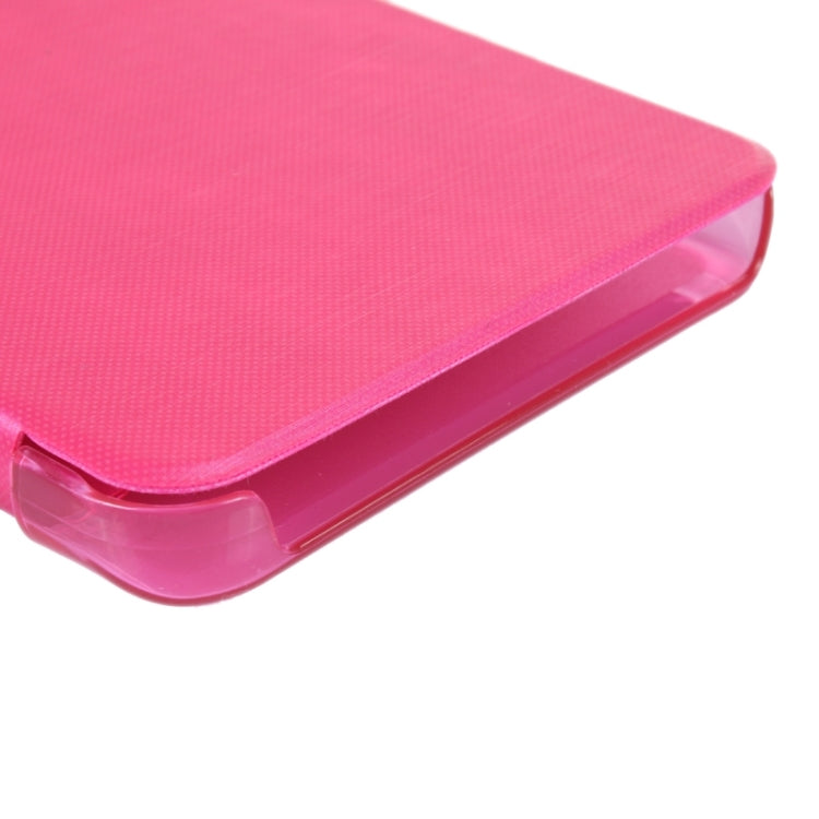 Brushed Texture Horizontal Flip Leather Case with Caller ID Display Window for Galaxy Note 5