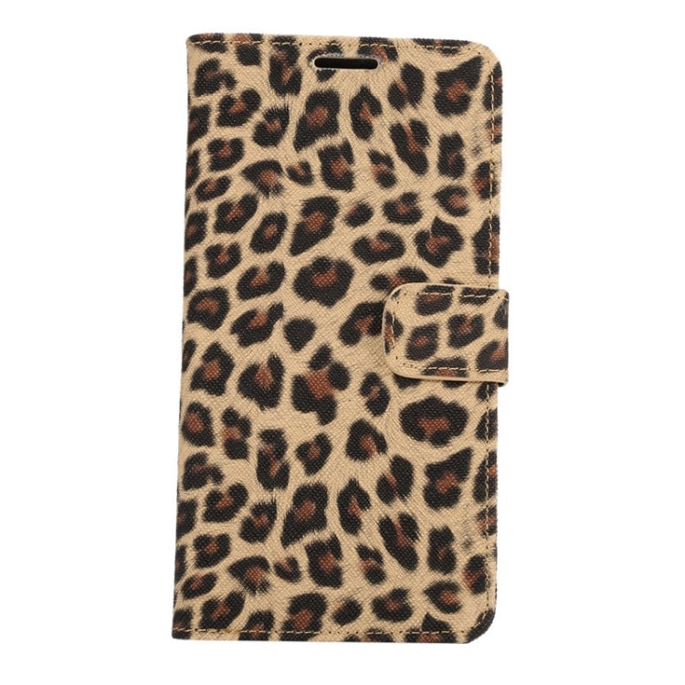 Leopard Pattern Flip Leather Case with Holder & Card Slots for Galaxy Note 5 / N920(Yellow)