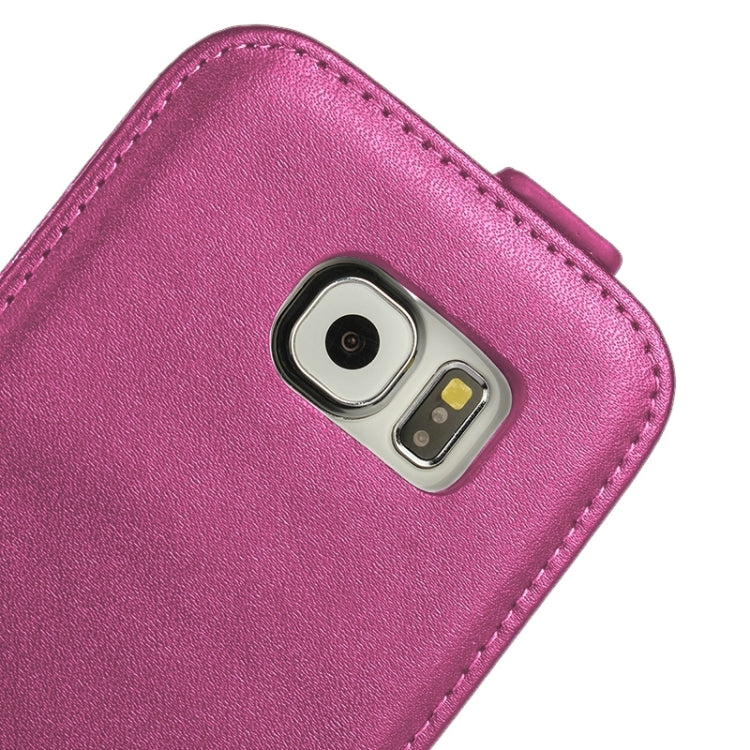 For Galaxy S6 Vertical Flip Genuine Split Leather Case