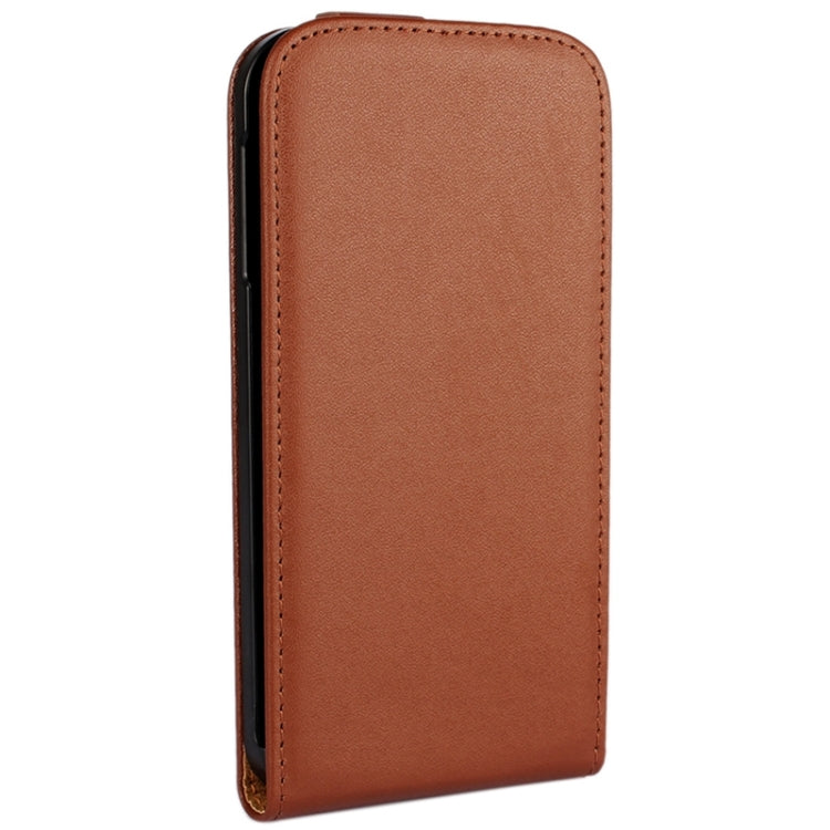 For Galaxy S6 Vertical Flip Genuine Split Leather Case