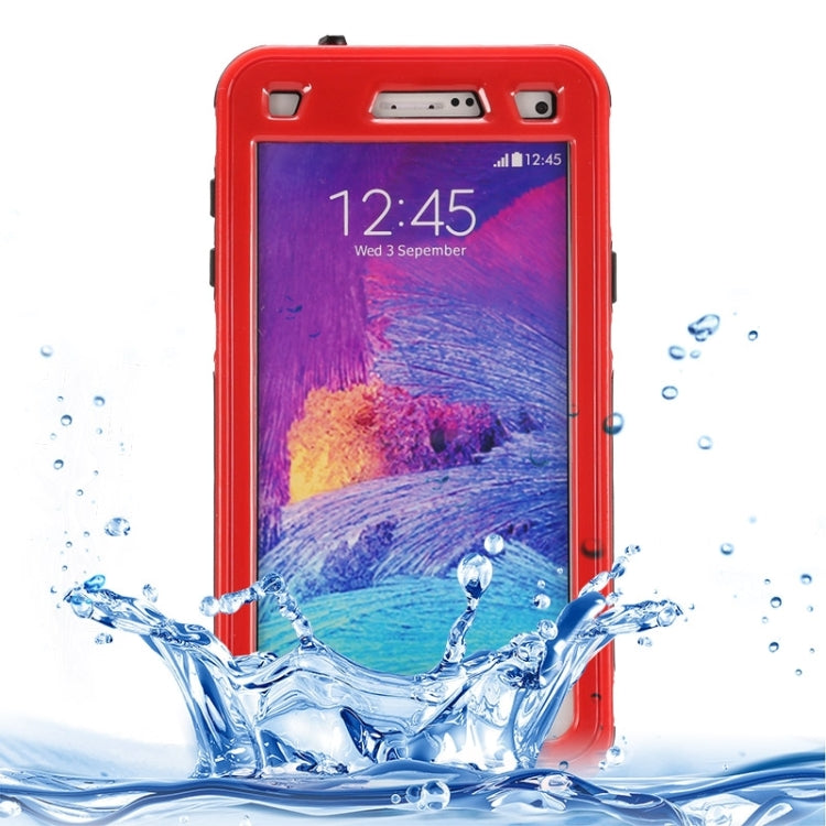 IPX8 Waterproof Protective Case with Lanyard for Galaxy Note 4 / N910