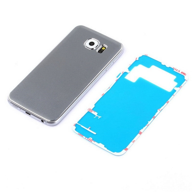 For Galaxy S6 Matte Metal  Battery Back Cover