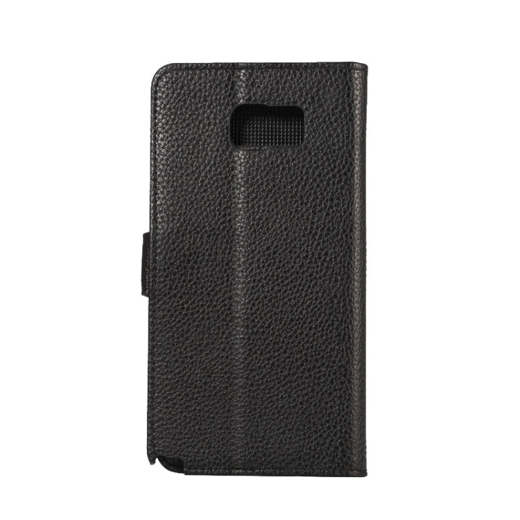 Litchi Texture Horizontal Leather Case with Holder & Card Slots & Wallet for Galaxy Note 5
