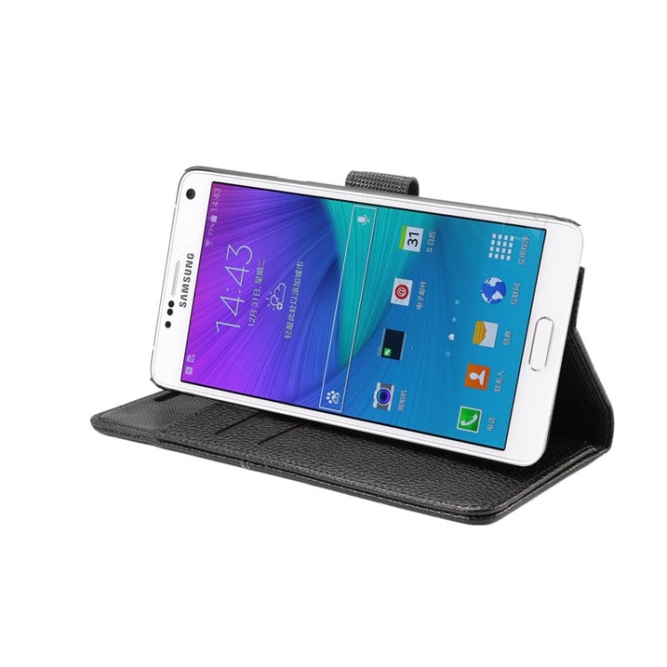 Litchi Texture Horizontal Leather Case with Holder & Card Slots & Wallet for Galaxy Note 5