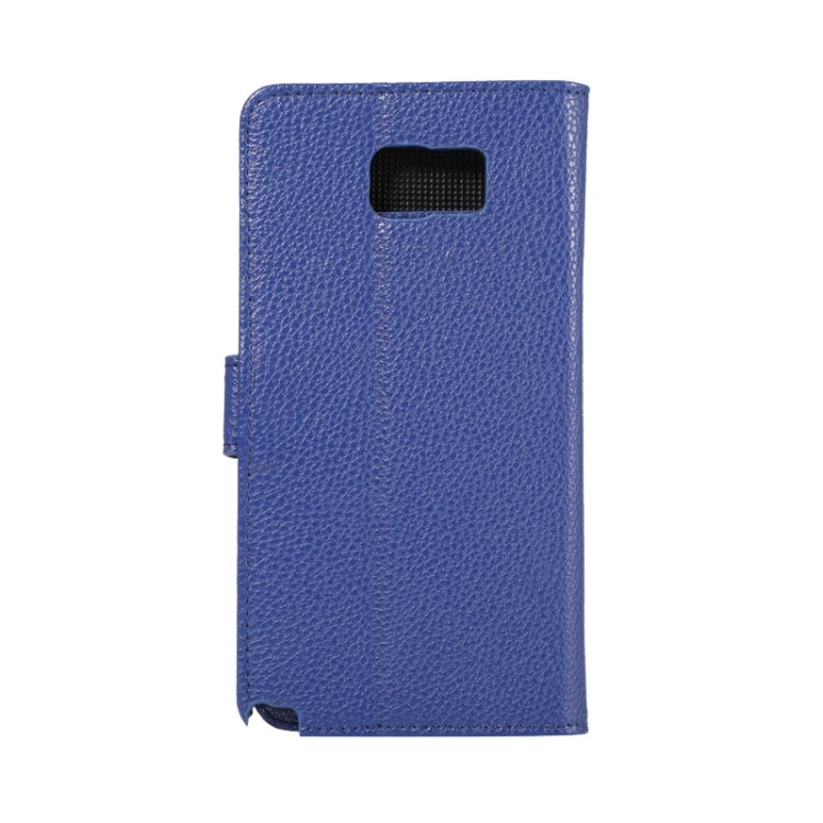 Litchi Texture Horizontal Leather Case with Holder & Card Slots & Wallet for Galaxy Note 5