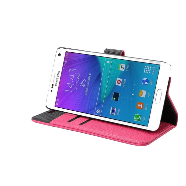 Litchi Texture Horizontal Leather Case with Holder & Card Slots & Wallet for Galaxy Note 5