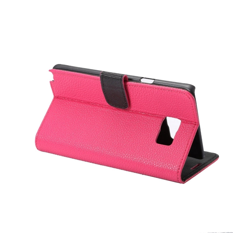 Litchi Texture Horizontal Leather Case with Holder & Card Slots & Wallet for Galaxy Note 5