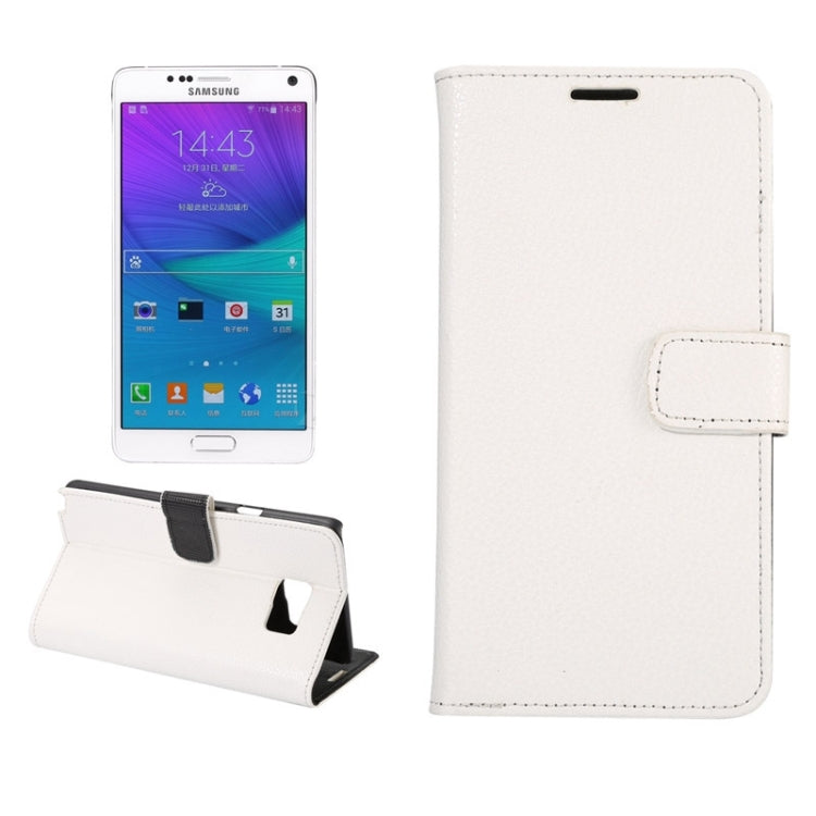 Litchi Texture Horizontal Leather Case with Holder & Card Slots & Wallet for Galaxy Note 5