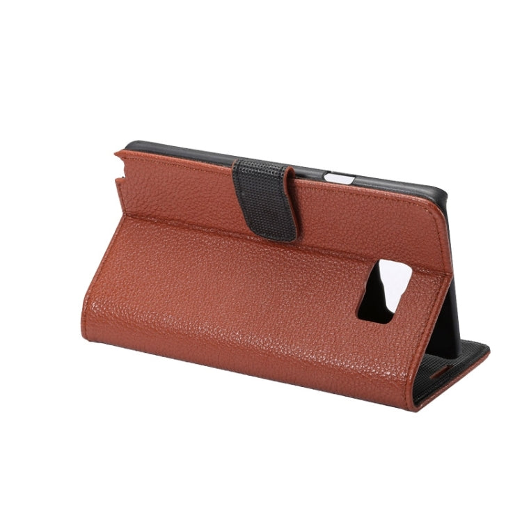 Litchi Texture Horizontal Leather Case with Holder & Card Slots & Wallet for Galaxy Note 5