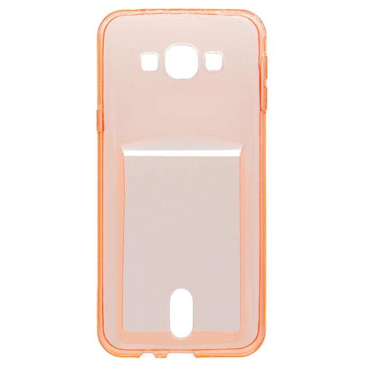 Ultrathin TPU Protective Case with Card Slot for Galaxy A8 / A8000