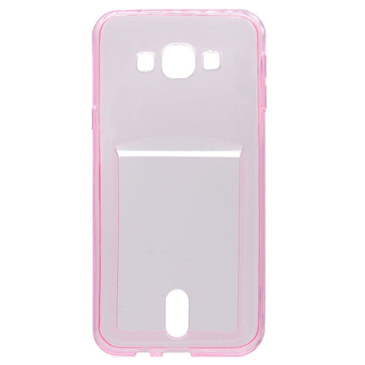 Ultrathin TPU Protective Case with Card Slot for Galaxy A8 / A8000