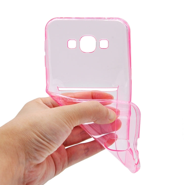 Ultrathin TPU Protective Case with Card Slot for Galaxy A8 / A8000