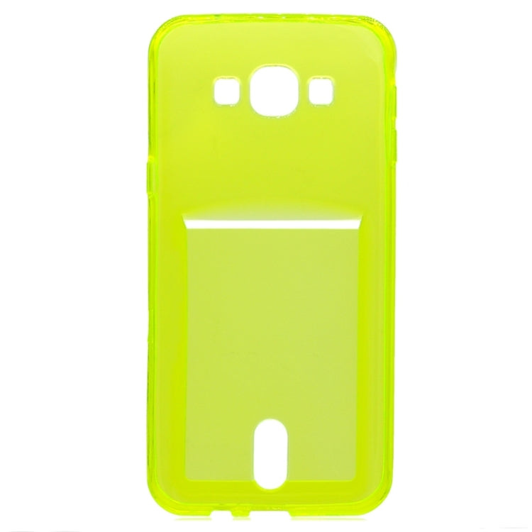 Ultrathin TPU Protective Case with Card Slot for Galaxy A8 / A8000
