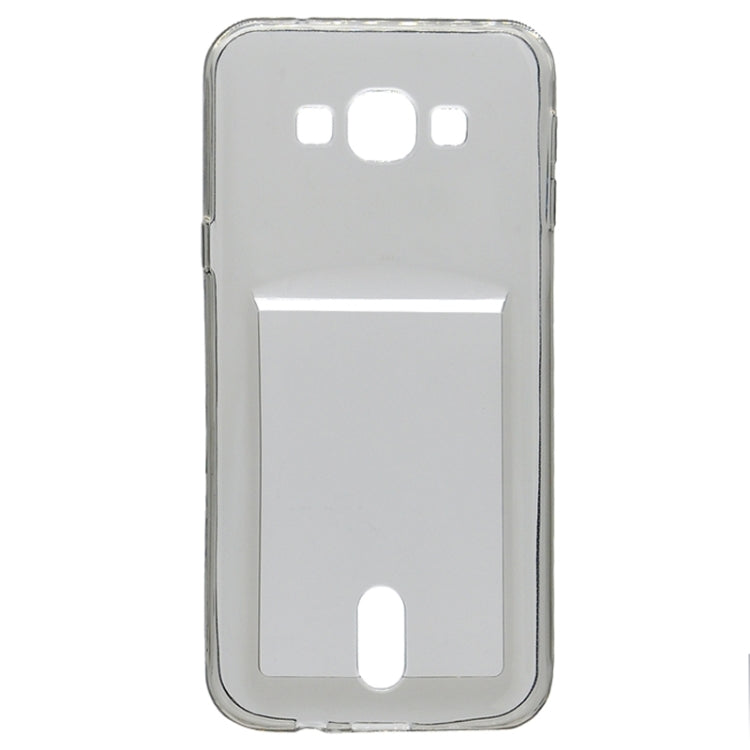 Ultrathin TPU Protective Case with Card Slot for Galaxy A8 / A8000