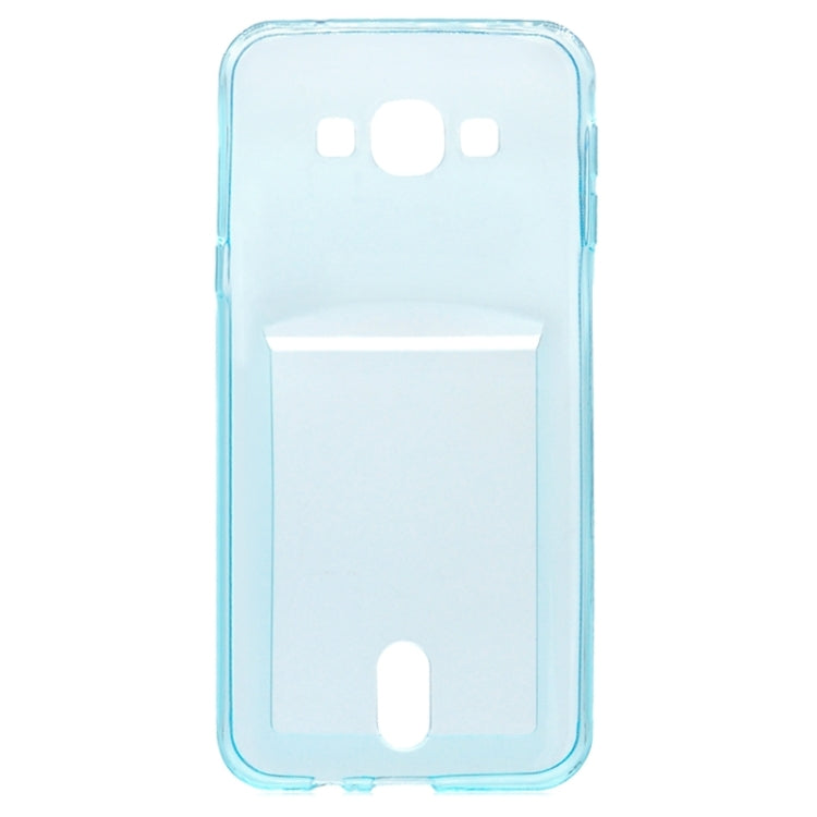 Ultrathin TPU Protective Case with Card Slot for Galaxy A8 / A8000