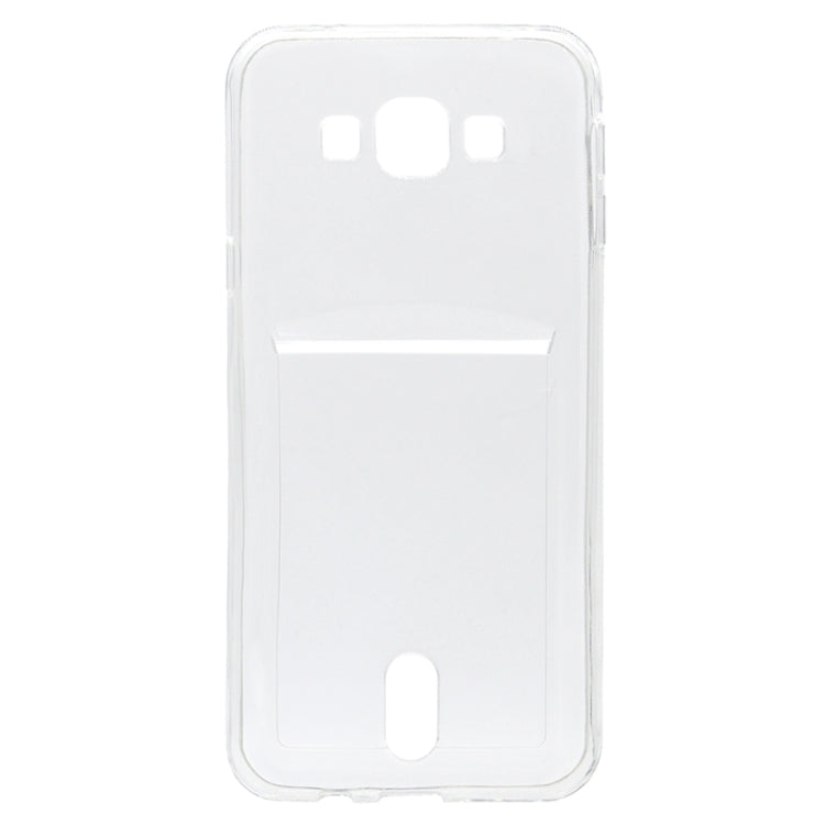 Ultrathin TPU Protective Case with Card Slot for Galaxy A8 / A8000