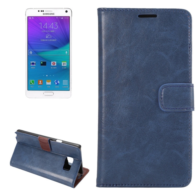 Crazy Horse Texture Leather Case with Holder & Card Slots & Wallet for Galaxy Note 5 / N920