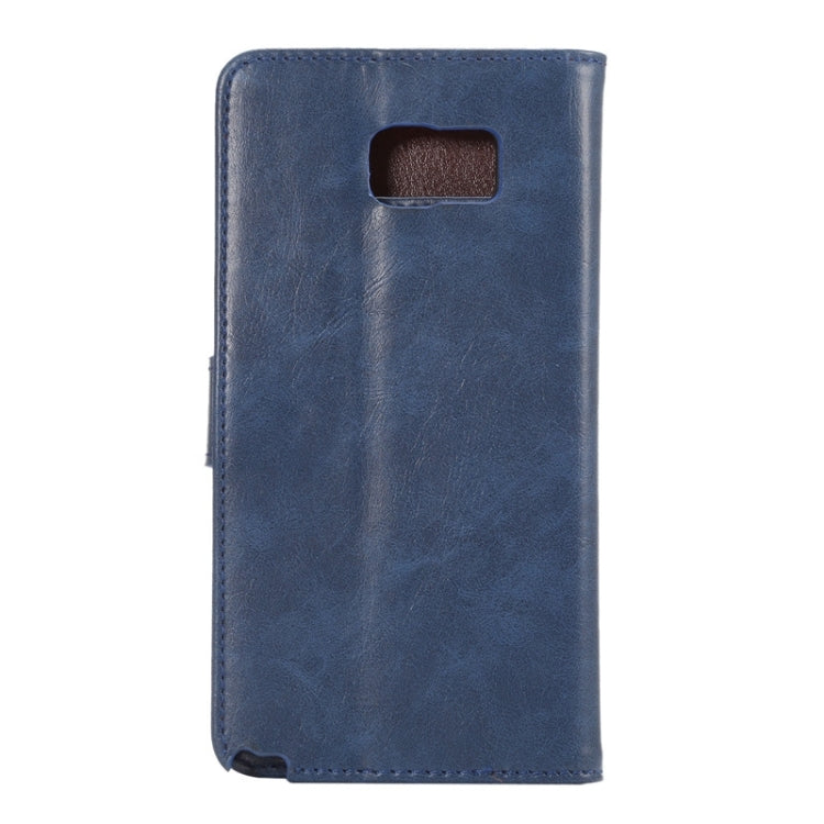 Crazy Horse Texture Leather Case with Holder & Card Slots & Wallet for Galaxy Note 5 / N920